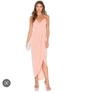 Shona Joy dusty pink dress